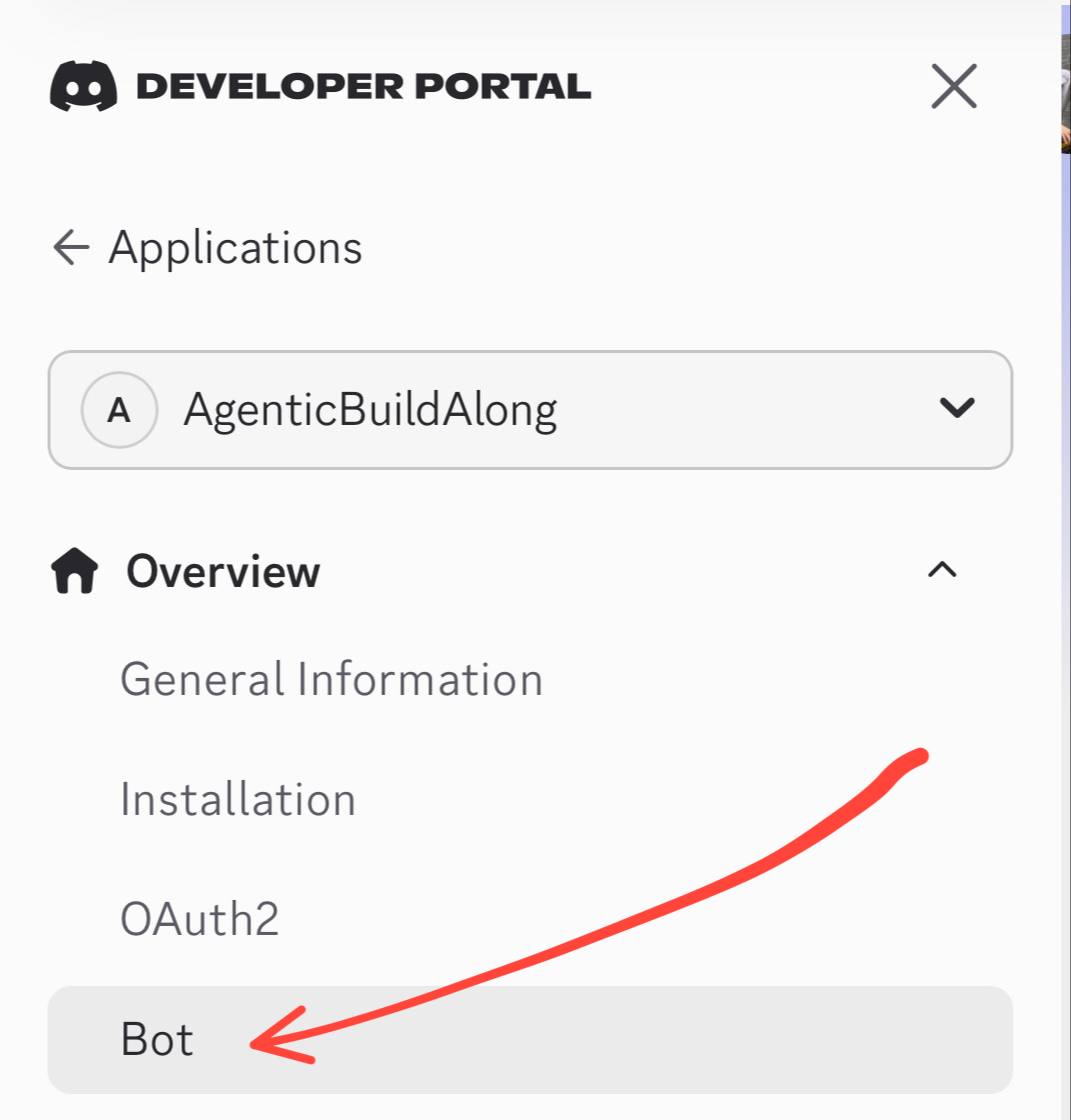 Bot menu