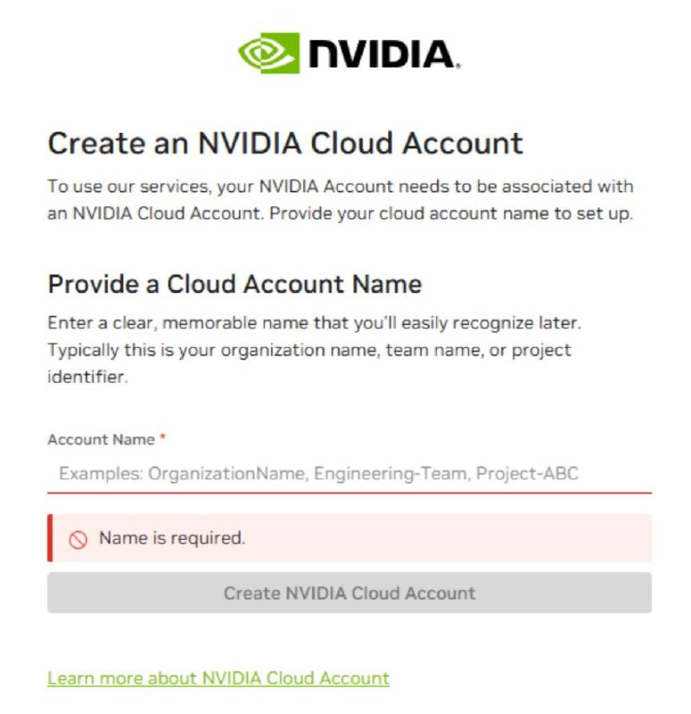 Cloud Account