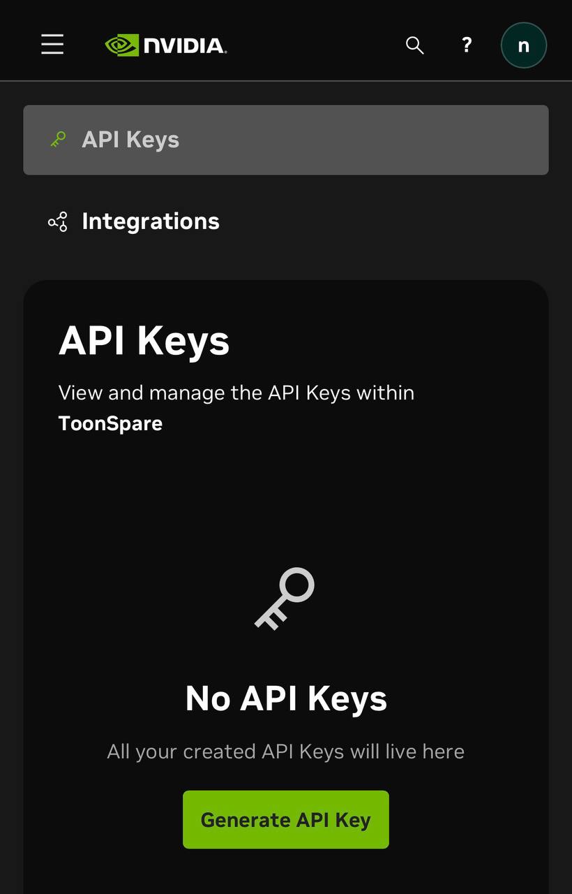 Generate key