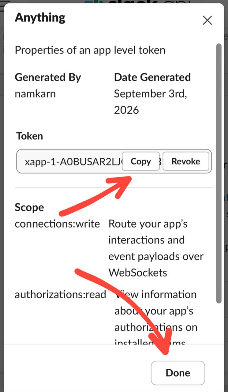 คัดลอก App Token
